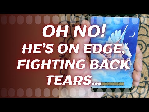 ❗He’s on Edge, Fighting Back Tears… He Just Couldn’t Say It to Your Face 😭