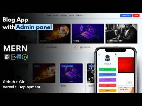 How to Build & Deploy a Full Stack Blog Application | MongoDB, Express Js, React Js, Node Js | Like🙏