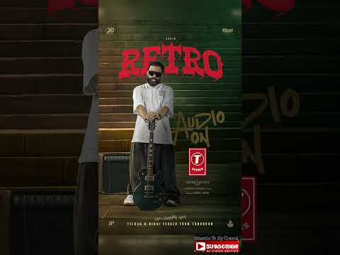 #Retro Audio Rights - #tseries ,A #santhoshnarayanan  Musical 🎶 #suriya #poojahegde #karthiksubbaraj