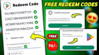 100% Free Redeem Code For Google Playstore At ₹0/- |How To Get Free Redeem Code | Free Redeem Code