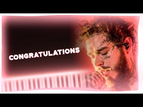 Post Malone - Congratulations (Piano Tutorial + Sheet Music)