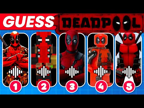 Guess the Deadpool Meme by Dance and Voice | All Deadpool Variants | Ultimate Deadpool Quiz