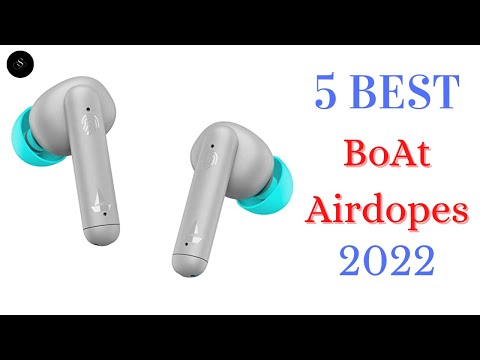 Best 5 BoAt Air Dopes 2022⚡| Top 5 Best Boat Air Dopes Pro Bluetooth Truly Wireless In Ear Earbuds