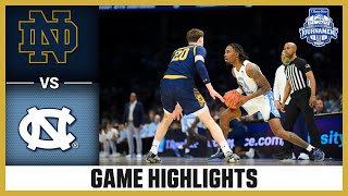 Notre Dame vs. North Carolina Game Highlights | 2025 T. Rowe Price ACC Men's Basketball Tournament