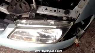 Nissan Almera Headlight Replacement