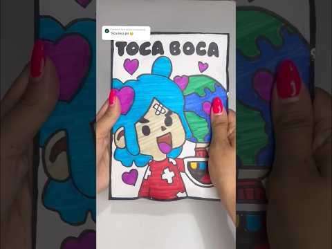 Toca boca blind bag 4! #blindbag #papercraft #tocaboca #papersquishy #diy #shorts #asmrunboxing