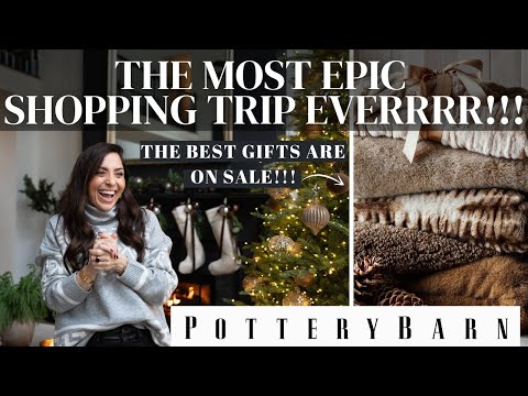 EEKKK!!  Pottery Barn HOLIDAY SHOP WITH US!