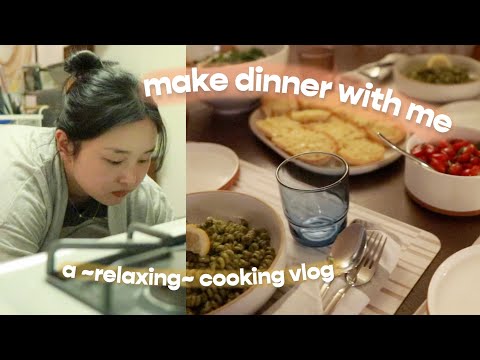 cook with me on a sunday night | easy vegetarian dinner