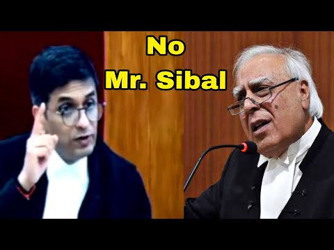 CJI DY Chandrachud to Kapil Sibal, Supreme court