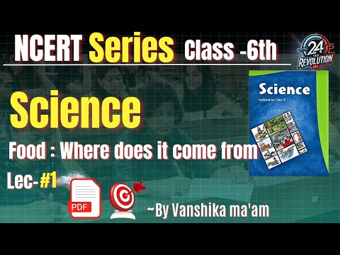 Food:Where does it come from || Class 6th NCERT Science || chapter-1 #ncert #therevolution24