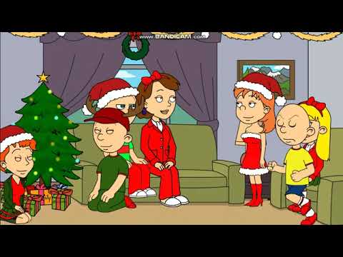 Mean Caillou Ruins Christmas 2018🎄❄🤶/Destroys the Buildings/Arrested/Grounded BIG TIME (REUPLOAD)