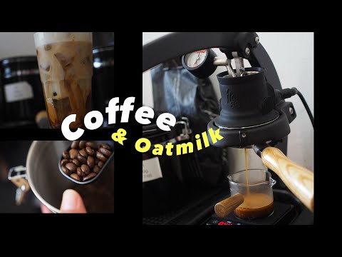 ลองเมล็ดโคลัมเบีย กับนมข้าวโอ๊ต | อร่อยหอมๆนัวๆ #coffee #Oatmilk #ASMR