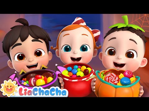 Knock Knock, Trick or Treat? | Happy Halloween Song 🎃| Kids Songs & Nursery Rhymes | LiaChaCha