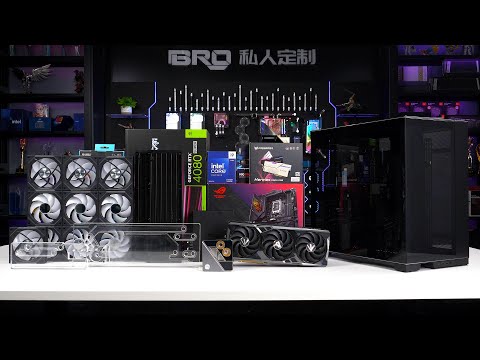 「BRO」4K PC Build Lian Li O11 Dynamic EVO Black Single CPU Water Cooling联立O11 黑色单CPU分体水冷#pcbuild