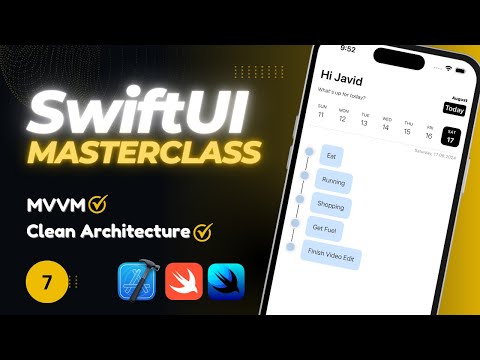 Learn SwiftUI, Clean Architecture and MVVM | TODO List App | Part 07