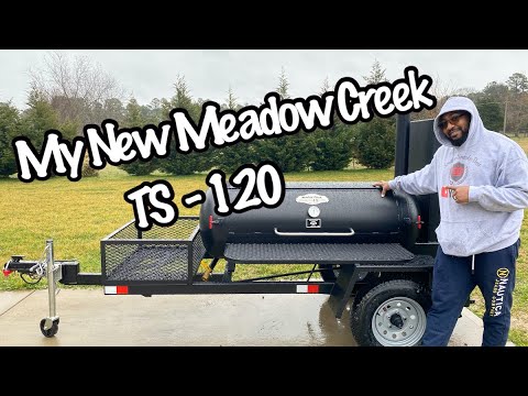 My New Meadow Creek TS-120 | GrillBillies BBQ Supply Tour | Southern Smoke Boss