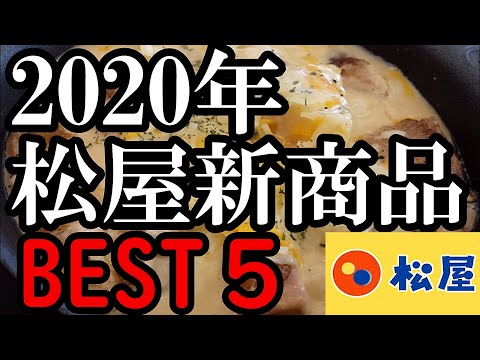 2020松屋ベスト5❗今年発売された新商品を勝手にランキング✨【松屋】