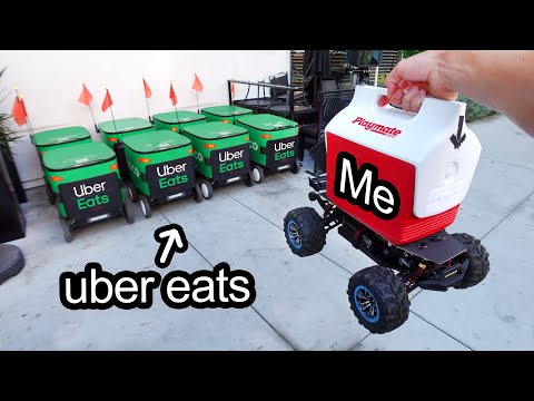 I Built a Sketchy Food Delivery Robot