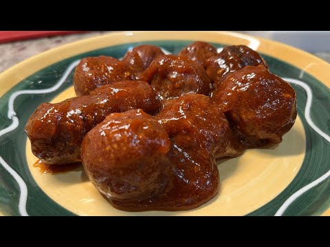 BBQ grape jelly meatballs | Instant pot grape jelly meatballs