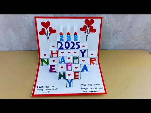 DIY - Happy New Year Card | New Year Card | New Year Greeting Card