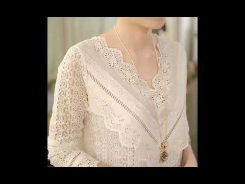 simple dress with laces ideas/plan dress with lace/ beautiful and stylish lace shirt designs