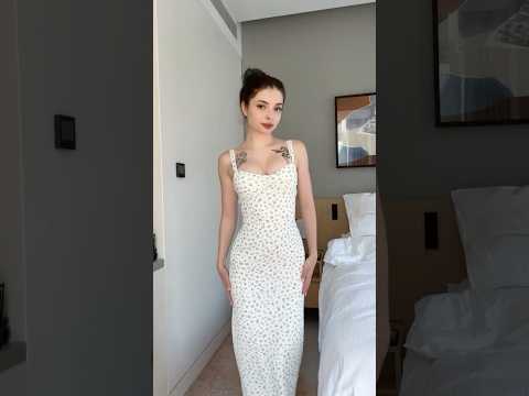 Try on Haul white dress #shorts #dress ss