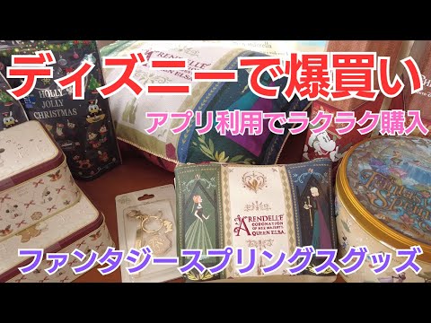 【購入品紹介】ディズニーシーで２万円以上爆買い、ファンタジースプリングス＆クリスマスグッズ