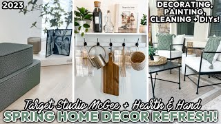 SPRING HOME REFRESH w/ NEW Target Spring Home Decor 🏡 | Home Decorating + EASY Patio Transformation