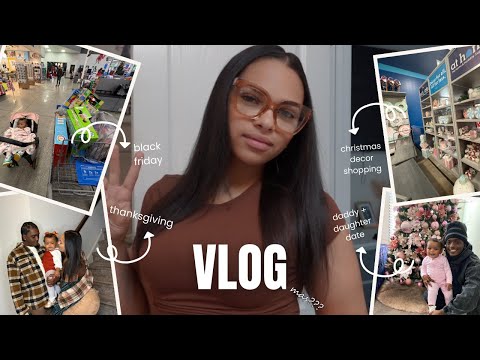 VLOG: Vlogmas🎄??? + Thanksgiving Recap + "Black Friday" Shopping + Christmas Decor