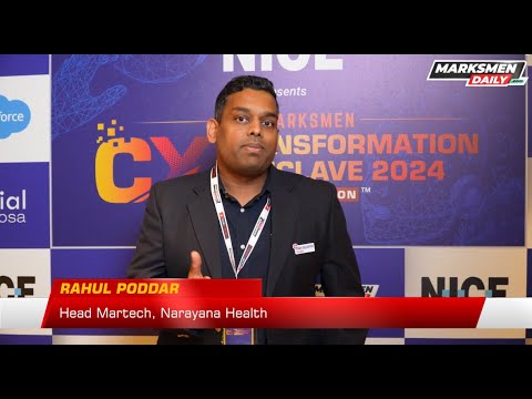 Rahul Poddar, Head Martech, Narayana Health