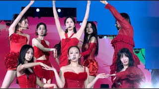 TWICE (트와이스) - MOONLIGHT SUNRISE + Brave (Mexico City Day 1) - Ready to Be World Tour [Fancam]