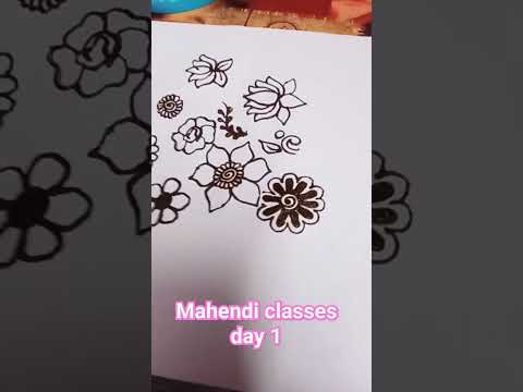 mahendi class day 1 #newmahendi #hennaart #mehndi #mahendiart #mahendilove #mehndidesign