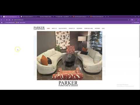 Website Analysis Video for Parker Furniture Design