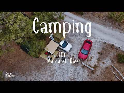 Mind Blowing Drone Footage Shows Hidden Campground in Margaret River!