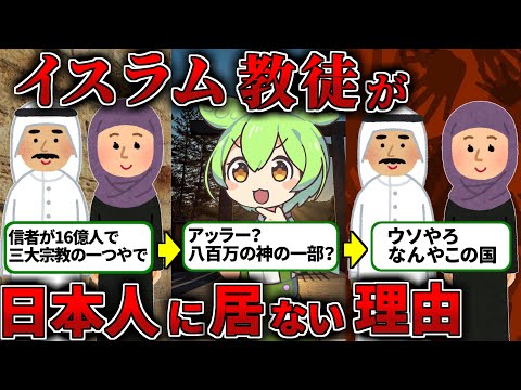 【教養】日本に0.15％！イスラム教が布教されなかった日本のヤバさ【ずんだもん歴史解説】