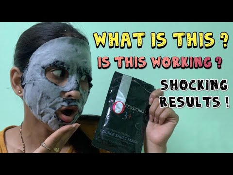 O3+ BUBBLE SHEET MASK HONEST REVIEW AND DEMO || Dimple Bhardwaj