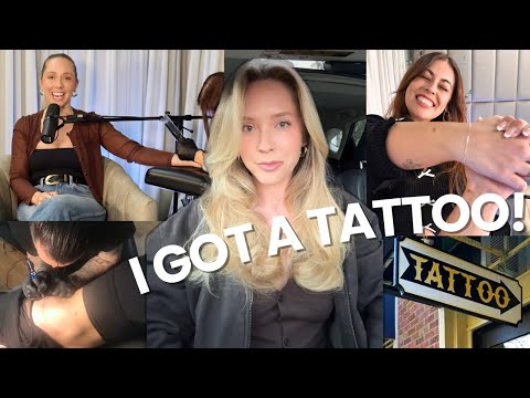 Getting Matching BFF Tattoos! + Night Time Heatless Hair Routine!