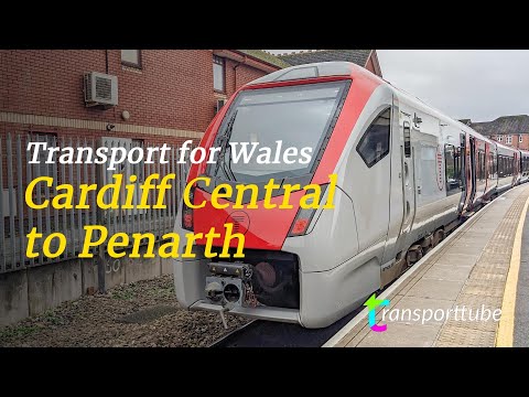 Cardiff Central to Penarth | TfW Class 231 | Realtime