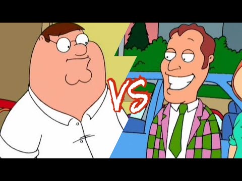 Peter Griffin Vs Jim Kaplan(The Salesman)