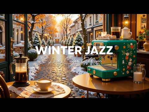 Winter Jazz Living Coffee - Relaxing Jazz Playlist & Happy Bossa Nova ~ Morning Music for Study,Work