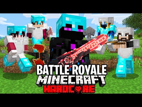 100 Players Simulate BATTLE ROYALE in Minecraft