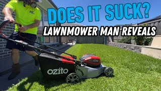 Does the Ozito PXC 36v Battery Lawn Mower Suck???