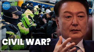 South Korea on brink of 'civil war' following arrest of President Yoon Suk Yeol