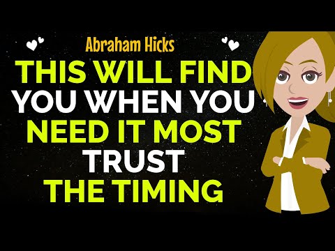 This Will Find You When You Need It Most TrustThe Timing ! ✨✅Abraham Hicks 2025