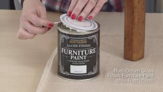 How to use Rust-Oleum Gloss Finish Furniture Paint