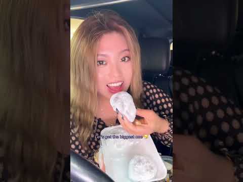 TRYING $500 RICE CAKES IN PURPLE MILK #shorts #viral #mukbang