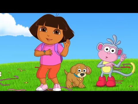 Dora buji drawing step by step | Dora and Boots dancing with puppy | Dora buji Cartoon