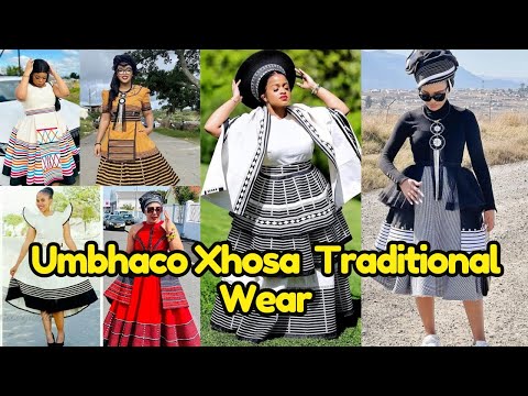 2024 Stylish Umbhaco Xhosa Traditional Wear| Xhosa Attire Wedding Pictures|South African Clothing