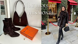 What I Bought This Month- New Bag, Shoes, Favourite Beauty Products | Hermes, Dior, Zara & more