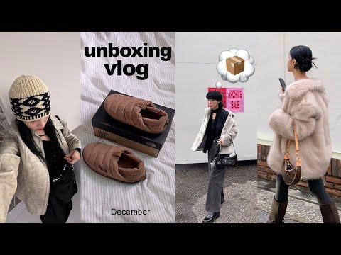 vlog✦ 제가 고른 겨울 아우터는요☃️ 윈터쇼핑 하울. 언박싱(노스페이스 눕시뮬,로우클래식,밀로우먼). 비니쇼핑. 다이애그널 샘플세일. 겨울 데일리룩. 직장인 브이로그